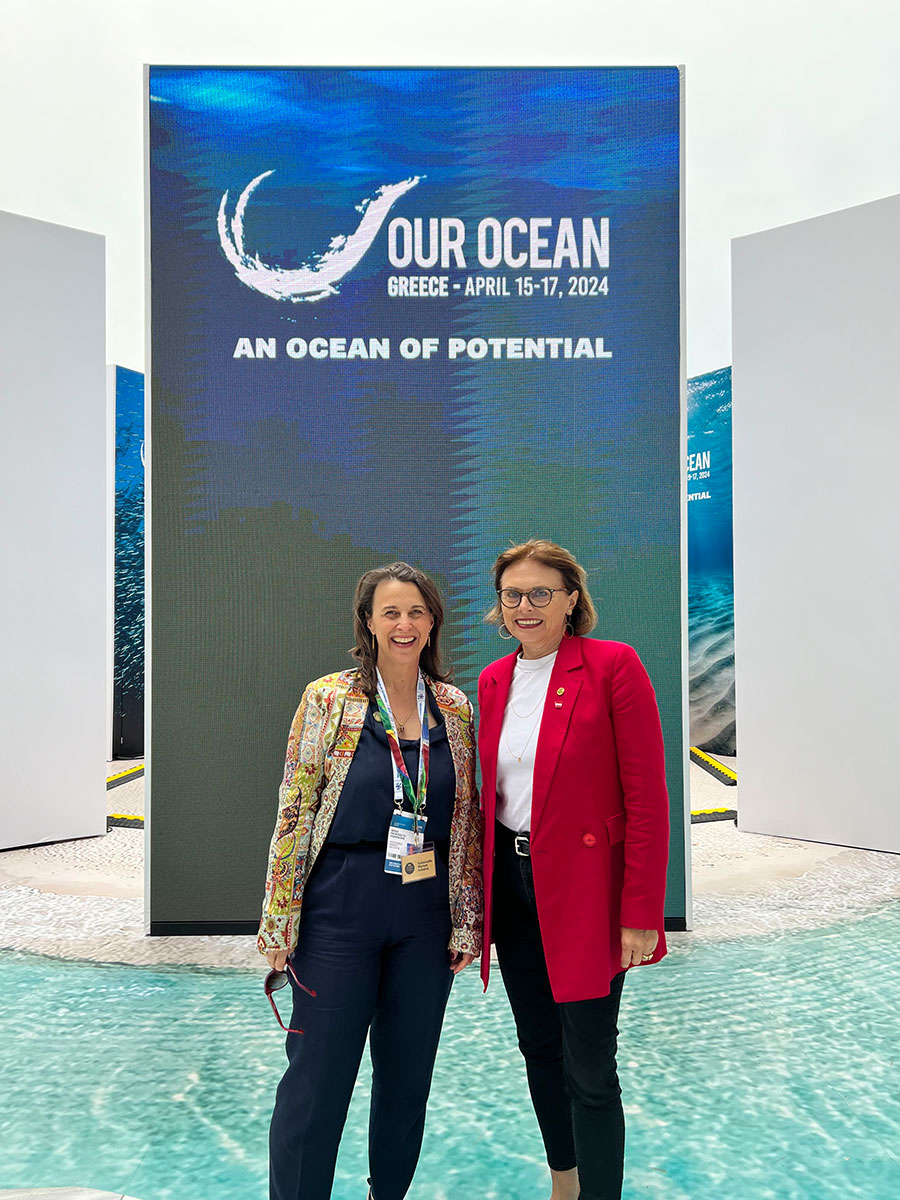 Staatssekretärin Susanne Kraus-Winkler in Vertretung von Bundeskanzler Nehammer in Athen bei der „Our Ocean Conference“ zum Schutz und Erhalt der Weltmeere in Athen 