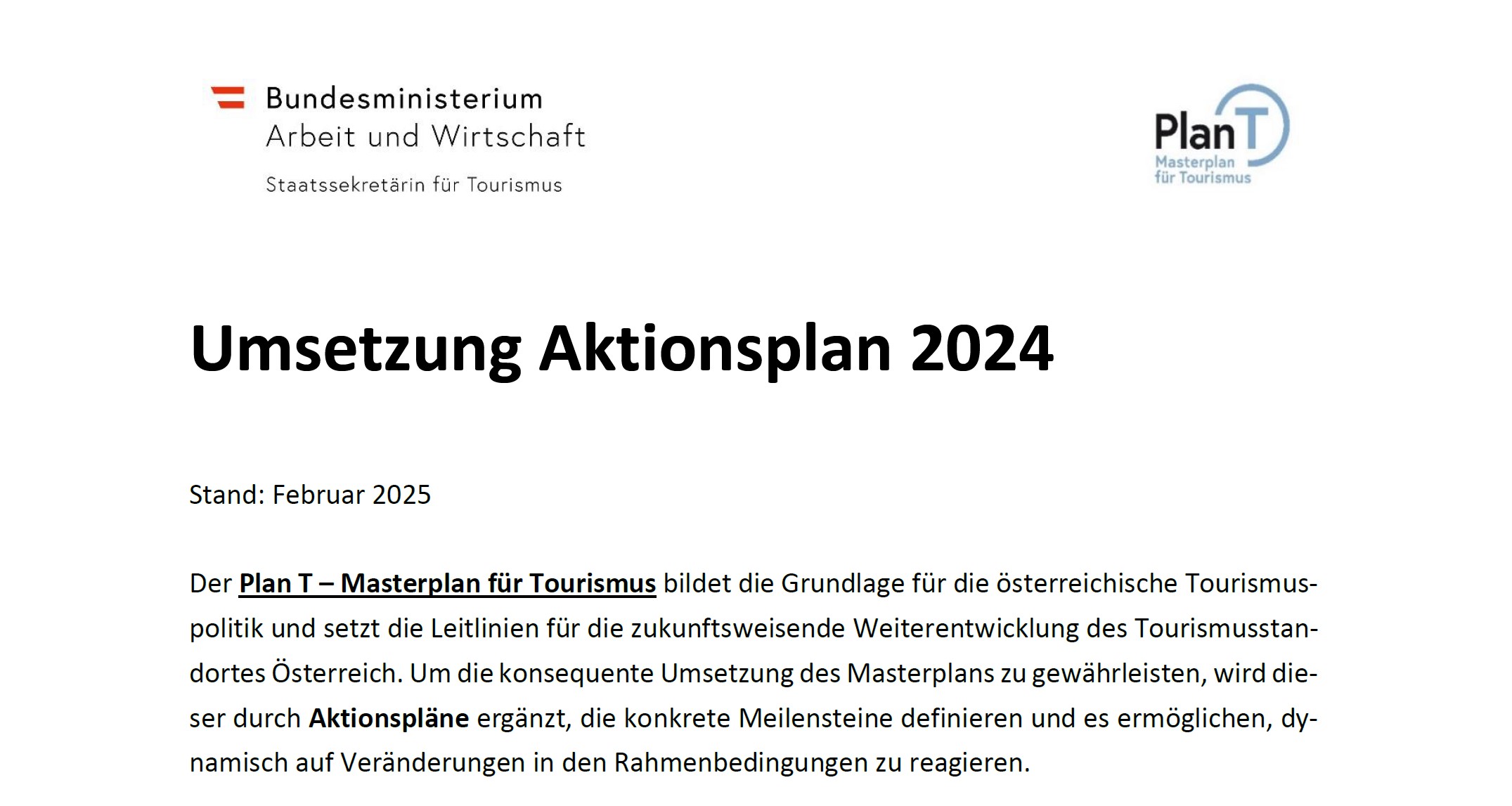 Cover Umsetzung Aktionsplan 2024